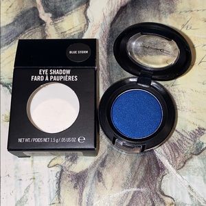 MAC COSMETICS BNIB Blue Storm eyeshadow Rare Discontinued FROST Eye Shadow